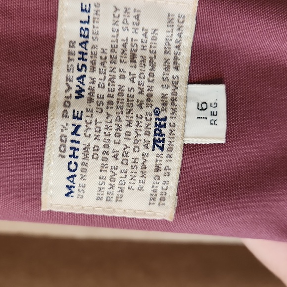 Vintage Misses Size 16R Misty Harbor ILGWU removable lining  Dark Rose Coat - Picture 9 of 15